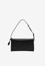 Valentino Small DeVain Leather Shoulder Bag Black 9W2B0T31ABM/T_VALE-0NO