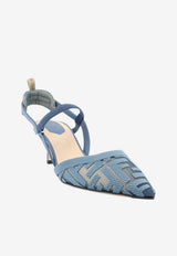 Fendi Colibrì Lite 55 Slingback Mesh Pumps Light Blue 8J8558AY0MF1XHP_DEEP MIRTO DEEPMIRTO_70026603