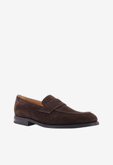 Church's Hertford R 2.0 Suede Loafers Brown EDC1359CAF0AEV_EBONY_70331486