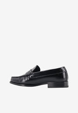 ALOHAS Rivet Leather Loafers Black S10011201Black_BLACK_70331393