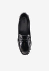 ALOHAS Rivet Leather Loafers Black S10011201Black_BLACK_70331393