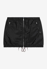 Prada Elasticated Mini Skirt Black 21X053OOO1WQ9/T_PRADA-F0002