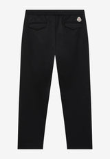 Moncler Logo Patch Track Pants Black 2A0003389ALO/T_MONCL-999