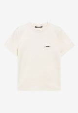 Jacquemus Gros Grain Fitted T-shirt Beige TSW00550AJ00029/T_JACQM-131