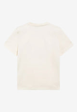 Jacquemus Gros Grain Fitted T-shirt Beige TSW00550AJ00029/T_JACQM-131