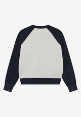 Prada Logo Print Sweatshirt White 134732OOO6376/T_PRADA-F056F
