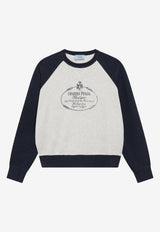 Prada Logo Print Sweatshirt White 134732OOO6376/T_PRADA-F056F