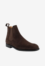 Church's Vintage Suede Ankle Boots Brown ETC3159CAF0AEV_EBONY_70331403