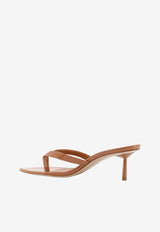 Le Silla Gisele 60 Patent Leather Thong Sandals Beige 6606F060BXPPGSM723_CUBA_70331752