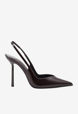Le Silla Vivienne 100 Patent Leather Slingback Pumps Black 4206D090BXPPGSM792_Sacher_70331820