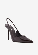 Le Silla Vivienne 100 Patent Leather Slingback Pumps Black 4206D090BXPPGSM792_Sacher_70331820