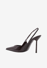 Le Silla Vivienne 100 Patent Leather Slingback Pumps Black 4206D090BXPPGSM792_Sacher_70331820