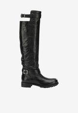 Jimmy Choo Biker Over-the-Knee Leather Boots Black BIKER KBERZBLACK_4c2a0fd4-432c-43ce-84ea-6eab202dad63