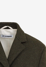 Single-Breasted Wool Coat