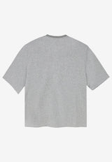 The Frankie Shop Hugo Boxy T-shirt Gray TSFS22070107GREYMELANGE_Greymelange_70331926