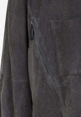 Blouson Suede Leather Jacket