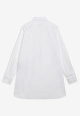 Maison Margiela Embroidered Poplin Shirt White S51DT0036S43001/T_MARGI-100