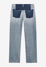 Maison Margiela Patchwork Straight Jeans Blue S50LA0247S30561/T_MARGI-988