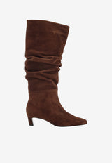 ALOHAS Kalila 50 Knee-High Suede Boots Brown S10117302Suede Brown_BROWN_70331982