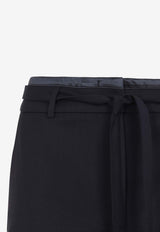 Belted Tailored Pants