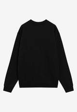Jacquemus Gros Grain Crewneck Sweatshirt Black SSM00206AJ00126/T_JACQM-990