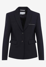 Tailored Blazer with Embellished Pocket