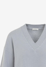 V-neck Wool-Blend Sweater