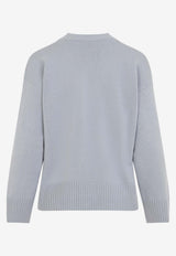 V-neck Wool-Blend Sweater