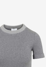 Ribbed Crewneck T-shirt