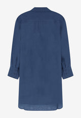 Eres Mignonette Button-Up Shirt Blue 272416OCEAN_Blu scuro_70332016