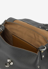 Zanellato Baby Postina Daily Grained Leather Handbag Gray POSTINA DAILY BABY0680100040000Z0115_9be9736a-e281-4a95-9caa-218db7d3c8d8