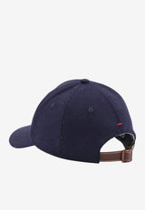 Brunello Cucinelli Logo Baseball Cap Blue M038P9850CFM33_BLUCOLORATOGRIGIO_70014796