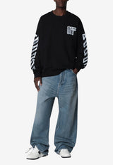 Off-White Motion Arrow Skate Sweatshirt Black OMBA054F26FLE007/T_OFFW-0001
