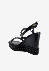 Christian Louboutin Pyra Clou 110 Leather Wedge Sandals Black 1260820B439_BLACK_70331604