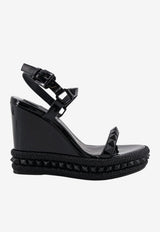 Christian Louboutin Pyra Clou 110 Leather Wedge Sandals Black 1260820B439_BLACK_70331604