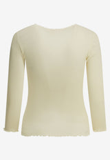 Chloé Ribbed Buttoned Cardigan White CH26AJH43088107_d03c5d26-aadf-4bf6-9192-71e445988d8c