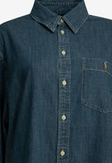 Polo Ralph Lauren Oversized Denim Shirt Blue 211B17146001LAPIA WASH_006798d8-f196-4783-9999-080831f84932