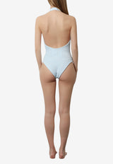 Hunza G Adriana Crinkled One-Piece Swimsuit Light Blue SADRIANABDDMETALLICICEBLUE_METALLICICEBLUE_70331626