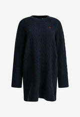 Polo Ralph Lauren Short Knit Logo Dress Blue 211B17446001HUNTER NAVY_0a9129bc-e506-439a-8152-d5b4e691e740