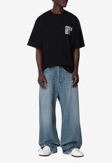 Off-White Motion Arrow Logo T-shirt Black OMAA120F26JER00Y/T_OFFW-0001