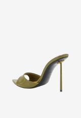 Le Silla Bella 100 Patent Leather Sandals Green 6622C100BXPPGSM61A_JAEN_70331654