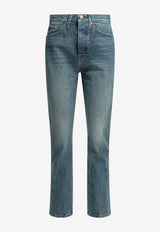 Khaite Finley Straight-Leg Jeans Blue 1186908073073_030a0225-8407-4e0f-a77f-a120bf3be725