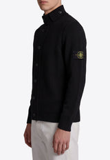 Stone Island Wool-Blend Buttoned Cardigan Black L2S155100047-S00A3-V0029