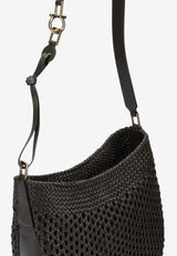 Ferragamo Small Smile Perforated Leather Hobo Bag Brown 0795511_dfca875a-6c5e-4f90-b7a2-a2a58c0f23f9