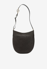 Ferragamo Small Smile Perforated Leather Hobo Bag Brown 0795511_dfca875a-6c5e-4f90-b7a2-a2a58c0f23f9