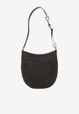 Ferragamo Small Smile Perforated Leather Hobo Bag Brown 0795511_dfca875a-6c5e-4f90-b7a2-a2a58c0f23f9