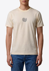 Stone Island Vertical Placement Print T-shirt White L2S152100001-S0533-V0093