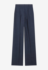 Max Mara Cambusa Classic Wool Pants Blue MSTCAMBUSAWO/T_MAXMS-008
