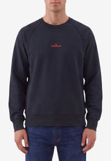 Stone Island Desert Print Raglan Sweatshirt Navy L2S156100008-S0466-V002A