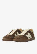 Hogan Cool Suede Low-Top Sneakers Brown HXW6470FB60-UHK-02FJ